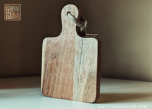 Load image into Gallery viewer, MINI NATURAL WOODEN BOARD IN SQUARE SHAPE