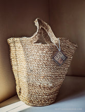 Load image into Gallery viewer, NATURAL WOVEN HANDBAG