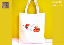 Load image into Gallery viewer, TOTE BAG COLLECTION OF FRUITS, VEGETABLES AND DISHES FOUND IN VIETNAM