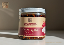 Load image into Gallery viewer, BIG JAR OF CRISPY GARLIC CHILI OIL - 16 OZ
