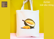 Load image into Gallery viewer, TOTE BAG COLLECTION OF FRUITS, VEGETABLES AND DISHES FOUND IN VIETNAM