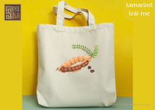 Load image into Gallery viewer, TOTE BAG COLLECTION OF FRUITS, VEGETABLES AND DISHES FOUND IN VIETNAM