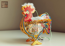 Load image into Gallery viewer, TINY CHICKEN CELLOPHANE LANTERN - MOON FESTIVAL