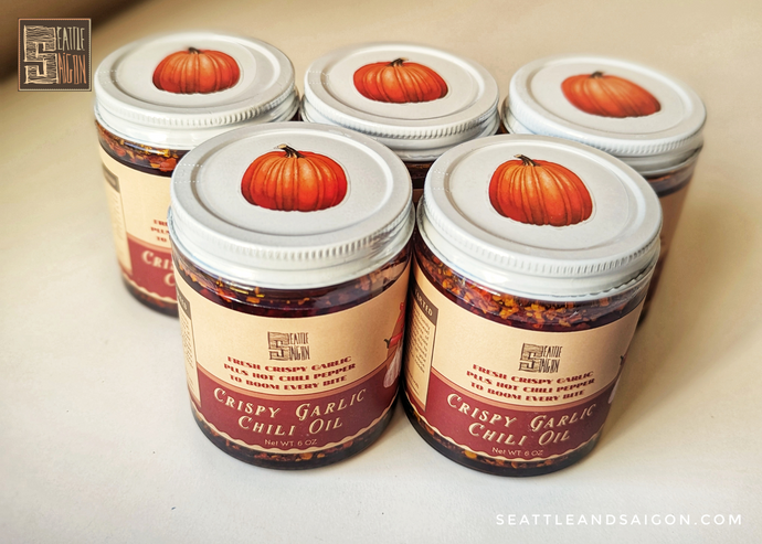 Crispy Garlic Chili Oil Autumn Touch Limited Collection from Seattle and Saigon