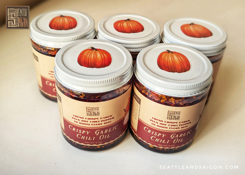 Crispy Garlic Chili Oil Autumn Touch Limited Collection from Seattle and Saigon
