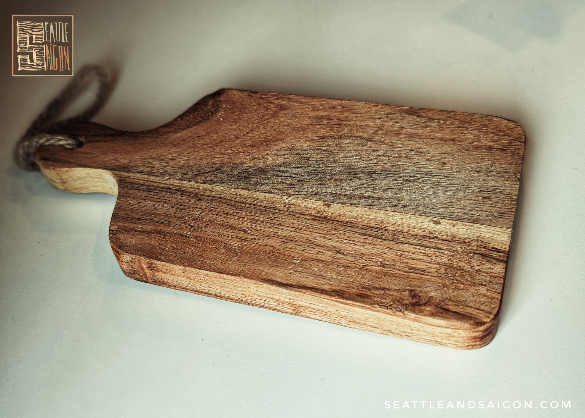 NATURAL WOOD CUTTING BOARD - RECTANGLE SHAPE – Seattle and Saigon