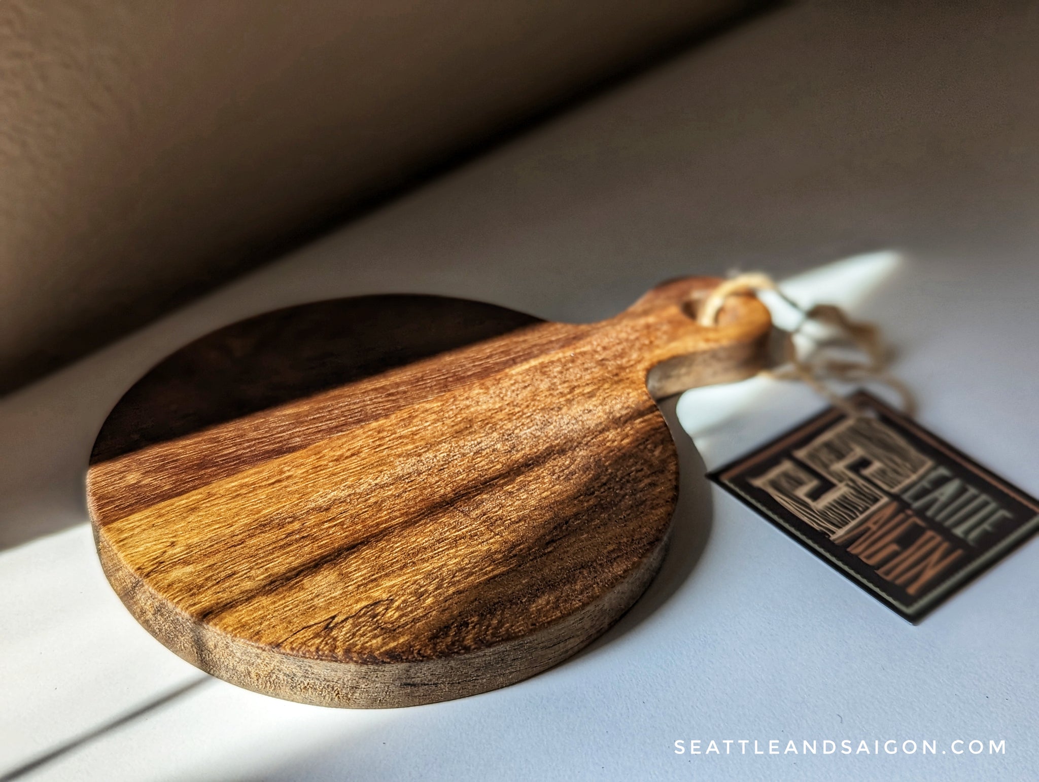 NATURAL WOOD CUTTING BOARD - RECTANGLE SHAPE – Seattle and Saigon