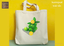 Load image into Gallery viewer, TOTE BAG COLLECTION OF FRUITS, VEGETABLES AND DISHES FOUND IN VIETNAM
