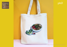 Load image into Gallery viewer, TOTE BAG COLLECTION OF FRUITS, VEGETABLES AND DISHES FOUND IN VIETNAM
