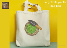 Load image into Gallery viewer, TOTE BAG COLLECTION OF FRUITS, VEGETABLES AND DISHES FOUND IN VIETNAM
