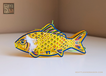 Load image into Gallery viewer, TINY CARP FISH CELLOPHANE LANTERN
